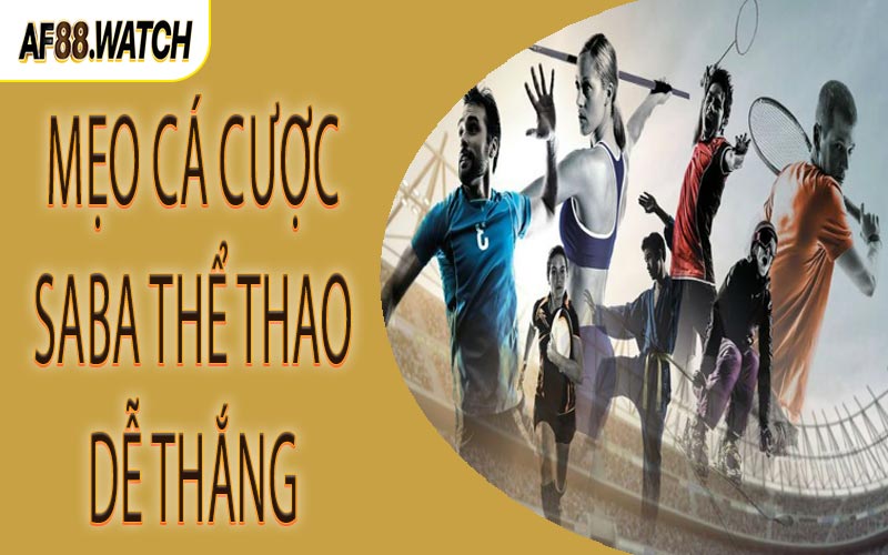 Mẹo cá cược SABA thể thao dễ thắng